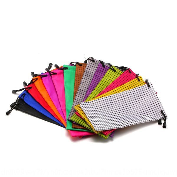 

colorful multi-color storage sun men's and women's fashion waterproof dustproof storage bag sun sunglasses glasses bag, Blue