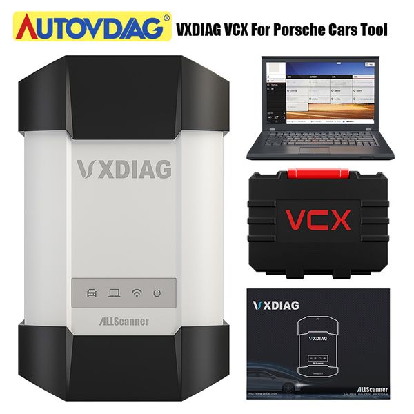 

new vxdiag vcx obd2 diagnostic tool for pro-sche v37.900 pi-wis iii vcx-doip support programming obd2 scanner witht440p laptop