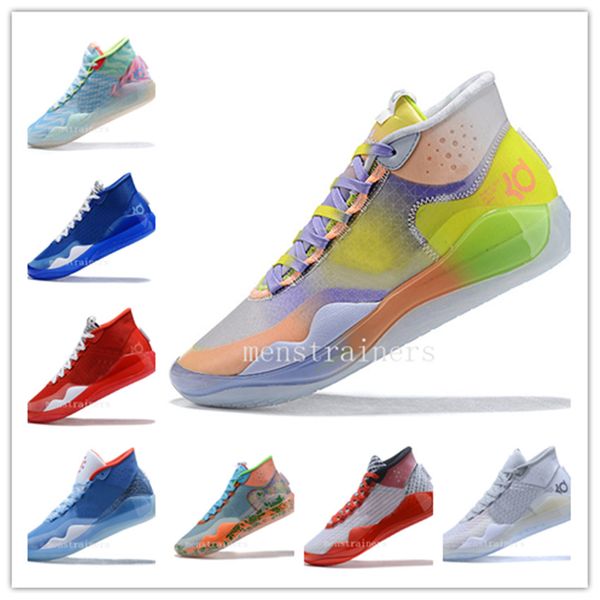 

2020 kd 12 ep mammary cancer eybl metallic gold royal xii womens mens basketball shoes sports sneakers size 40-46