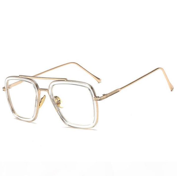 

последний дизайнер продажи популярных очки моды мужские солнцезащитные очки квадратный роскошь металла сочетание кадров высшего качества uv4, White;black