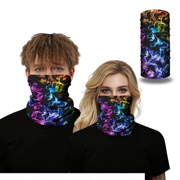 

outdoor sport multifunctional bandana headband starry sky print hairband face scarf light and breathable scarf soft magic bandanas headwear, Silver