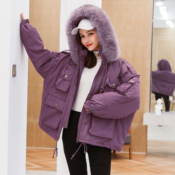

women's down & parkas jacket white coat female winter jackets korean fashion hooded abrigo mujer p001 pph1168, Black