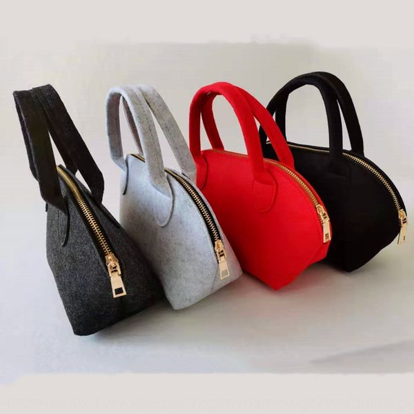 

activity hand gift gift felt bag wind zipper hand bag can be added, White