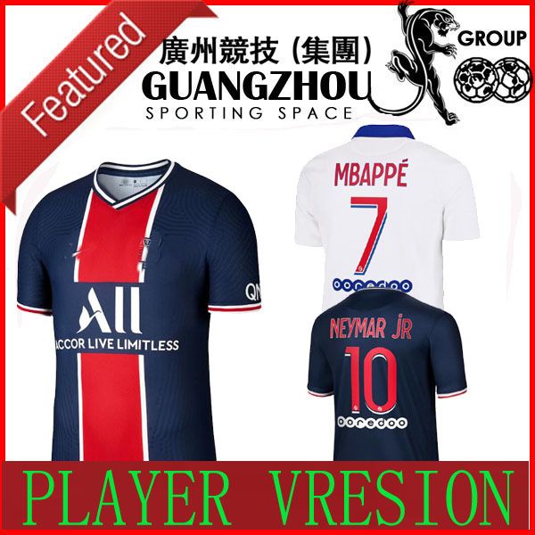 

maillots футбольных комплектов 20 21 psg игрок версия трикотажных изделия футбол прочь 2020 2021 mbappe icardi рубашки дома трико де ножной, Black;yellow