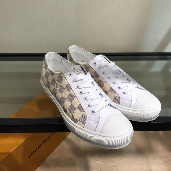 

2019u new printed casual shoes men's shoes comfortable breathable low to help running shoes original box packaging 38-44111, Black