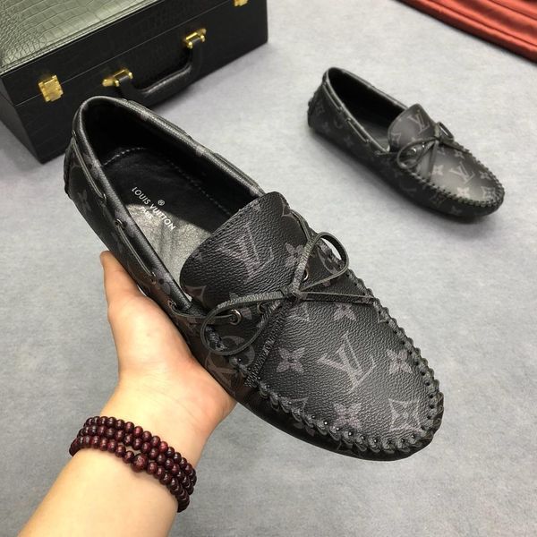 

new7 fashion casual men's shoes wild sports shoes outdoor comfort pattern men's shoes original box invoice packaging fast delivery, Black