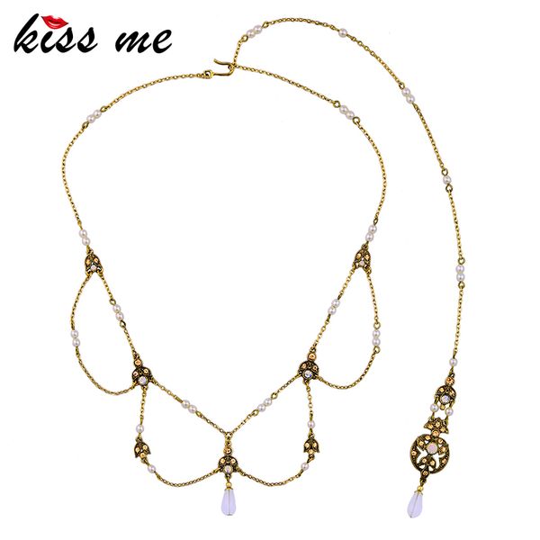 

kiss me elegant fashion imitation pearls women necklace jewelry brand party jewelry accessories, Silver