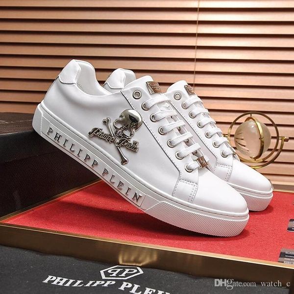 

men shoes fashion design brand flats platforms lo -sneakers hexagon with box zapatos de hombre leather winter footwears sal