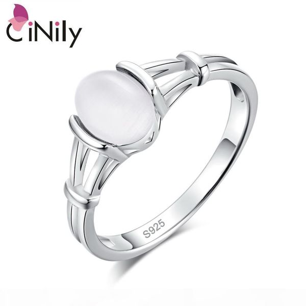 

CiNily Authentic 925 Sterling Silver Latesst Twilight Bella Moonstone Wholesale for Women Jewelry Wedding Ring Size 6-10 SR001