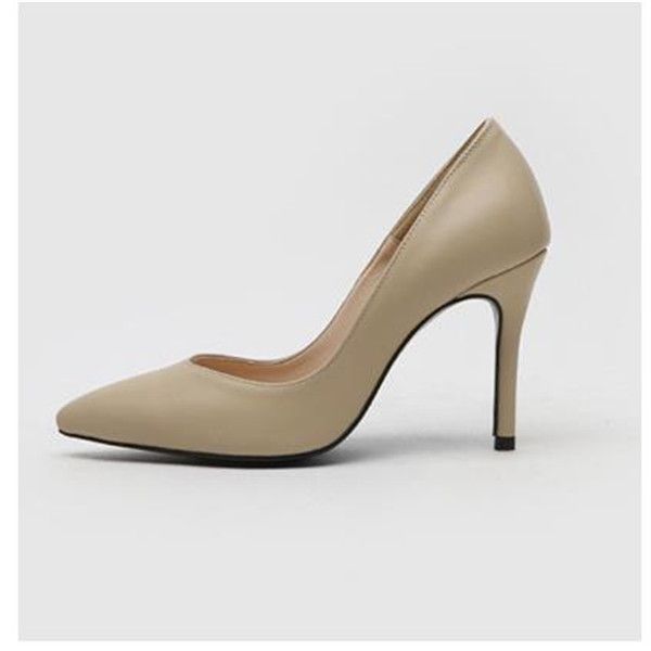 

women high heels female shoes classics basic women pumps pointed toe slip on casual shoes, Black