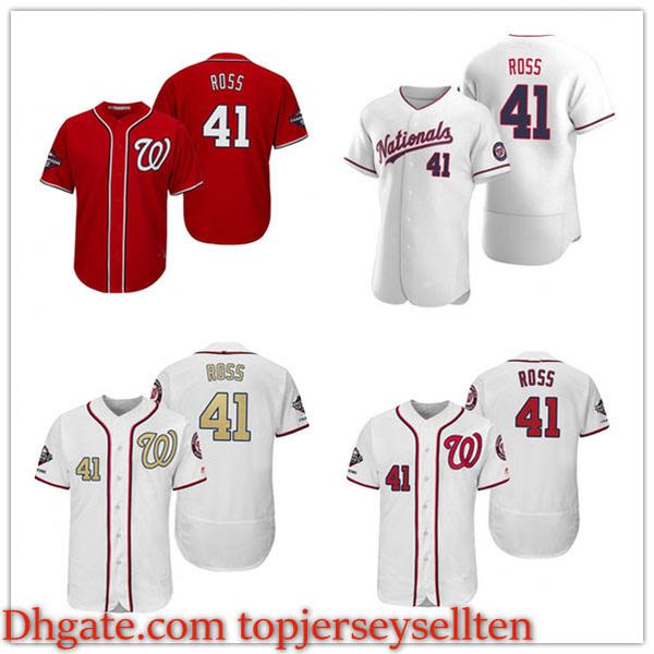 

washington nationals men women youth 41 joe ross 2020 authentic baseball jersey, Black