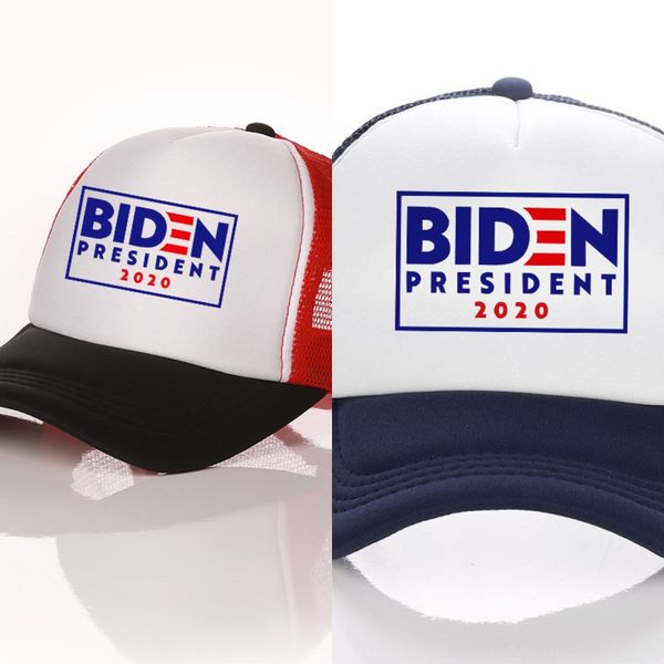 

gdes6 biden 2020 baseball cap patchwork washed president hat america great again make republican outdoor mesh sports caps, Blue;gray