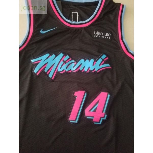 

588 basketball sports jerseys sportswear herro #14 black fanwear s-xxl stitched jersey, Black;white