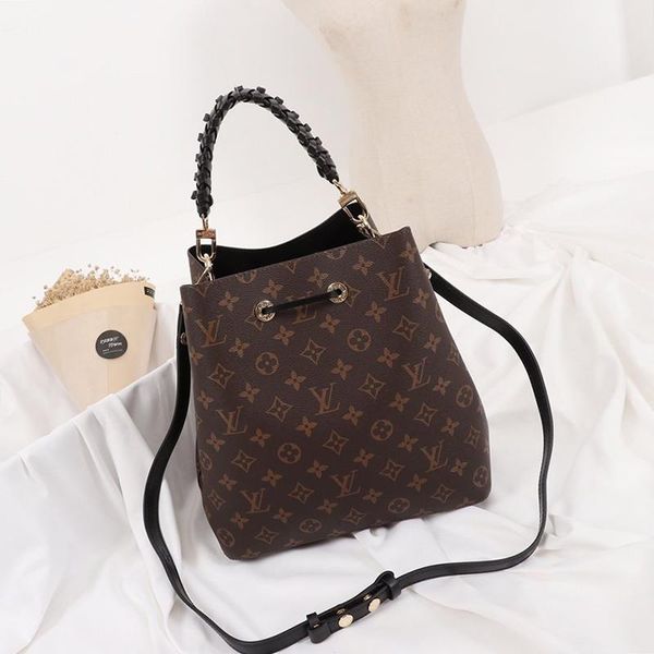 

new arrival womens bags fashion vintage style messenger bag luxury type leather bucket bag handbag drawstring shoulder bags