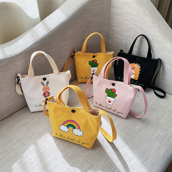 

0shct 2020 new children's messeng printed small shopping fashion all-match er tong bao shopping bag er tong bao cute cartoon mini child