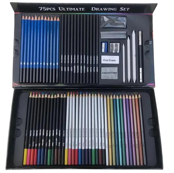 

gift sets 79 paintings suits for professional and amateur painter painting pencil value set