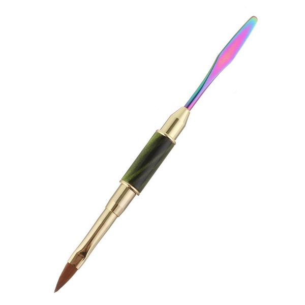 

nail powder brush tool with double heads nail brush picking dotting gradient pen art tools