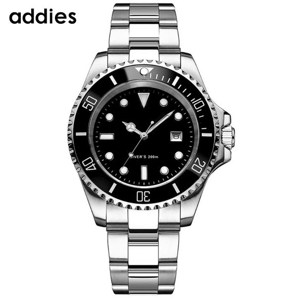 

ghost king automatic mechanical business watch men professional outdoor 200m dive watch sapphire crystal 316l steel diver, Slivery;brown