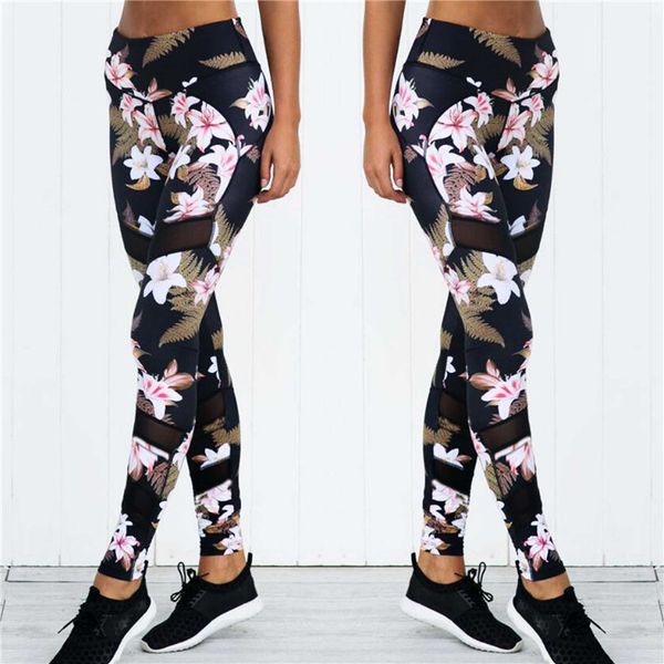 

women pro sports compress running tight gym pant yoga exercise fitness high waist legging workout slim bodybuilding clothing e11, Black;blue