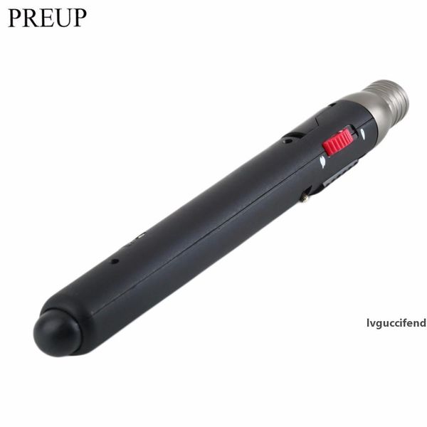 

protable kitchen lighter torch jet flame pencil butane gas refillable fuel welding soldering pen new yks031
