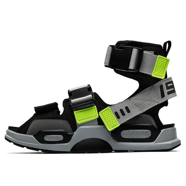 

gladiator for sandalet heren 2020 classic roman sandals sandalias sandal reef erkek platform cork flip homme sandalen verano, Black