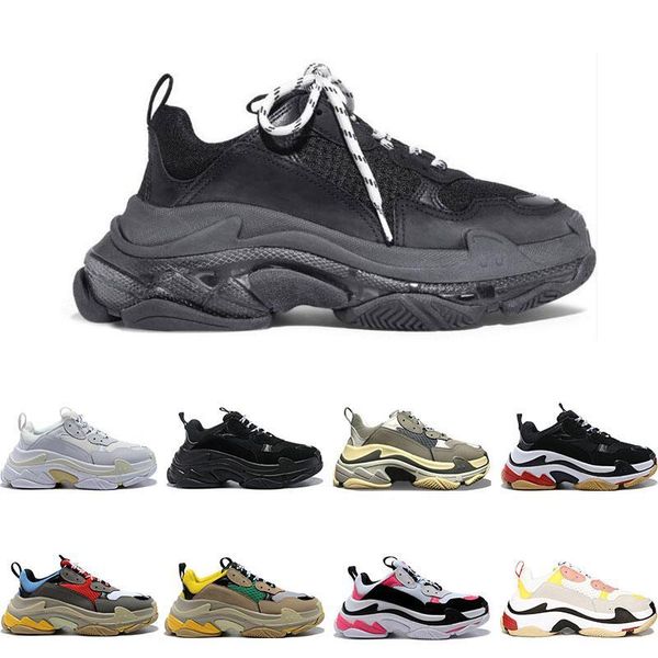 

2019 17 36 45 new designer fashion paris fw triple s sneakers casual dad mens women black white sports size -outdoor shoes