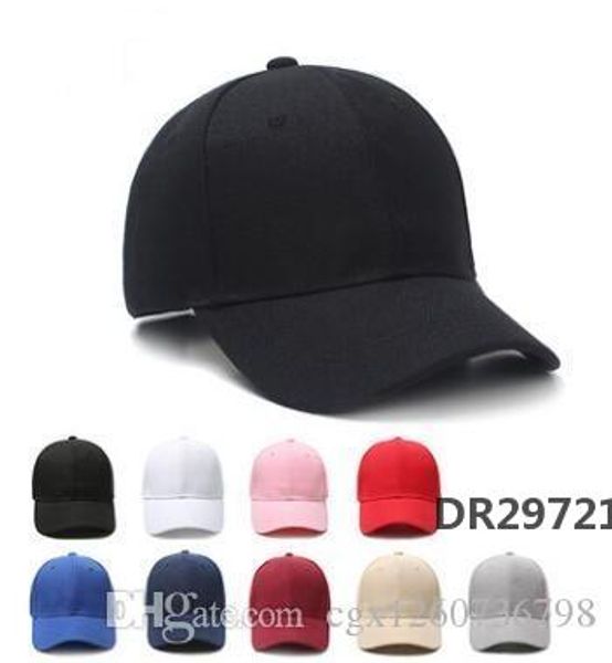 

selling baseball hats solid men women casquette peaked hat sports outdoors caps customizable logo summer canvas capsdr27721, Blue;gray