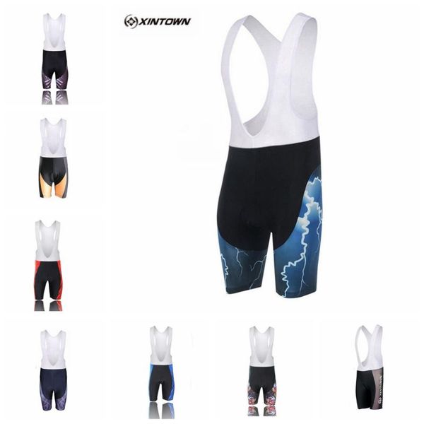 

новый прибытие xintown мужчина велосипедного шорт нагрудник дышащего 3d гель проложенного противоударные велосипеды шорты дорожного bib колг