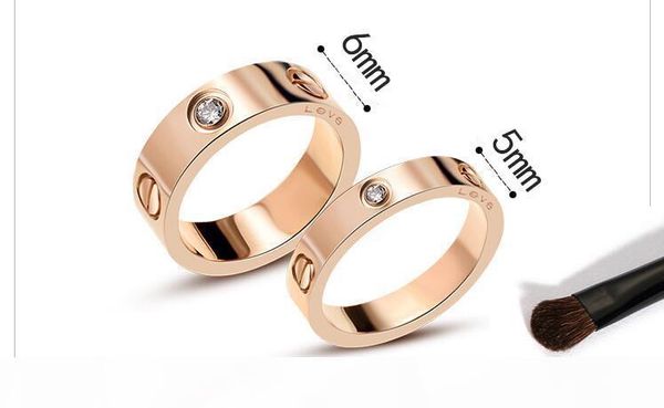 

g titanium steel wedding designer lovers ring for women zirconia engagement rings men jewelry gifts ps8401 fashion accessories, Silver