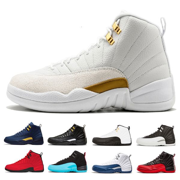 

new men 12 basketball shoes bulls unc michigan white black gamma french blue taxi flu game playoffs the master sports sneakers size 41-47
