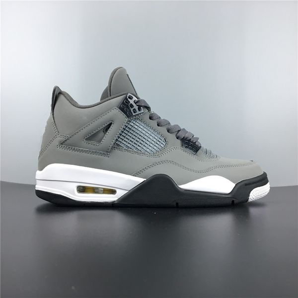

wholesale new 4 iv cool grey white low men basketball shoes trainers sports low sneakers outdoor size 7-13