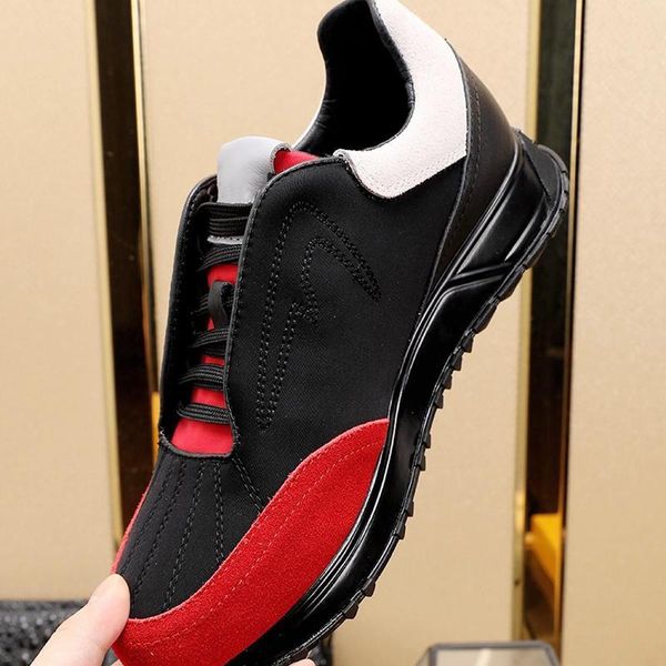 

fashion classic scuba low - sneakers mens shoes autumn and winter plus size lace -up vintage casual men shoes fast delivery, Black