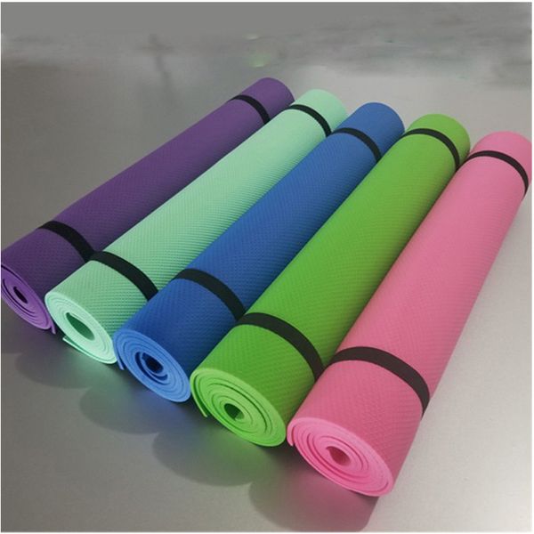 

yoga mats environmental protection eva mat tasteless non-slip outdoor 4mm beginner tablet support fitness