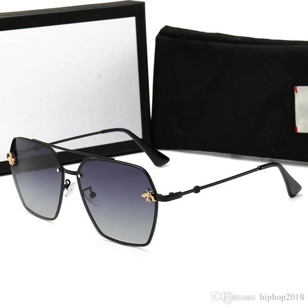 

fashion mens designer polarized sunglasses womens little bee sun glasses uv400 sunglasses with case and box