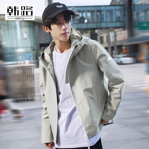 

корейский мужской с капюшоном утолщенной функциональных сыпучих корейский куртки мужские с капюшоном утолщенной функциональный свободный пид, Black;brown