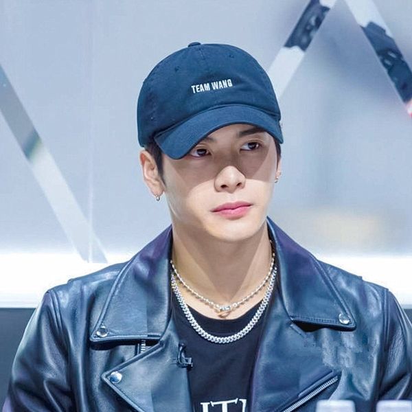 

idol ball cap trainee wang jiaer same hat female letter team wang embroidered baseball hat cap male, Blue;gray