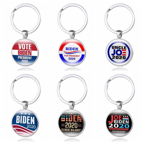 

joe biden keychain vote for 2020 american president election democrat party home 12 colors key accessories zinc metal alloy vt1381