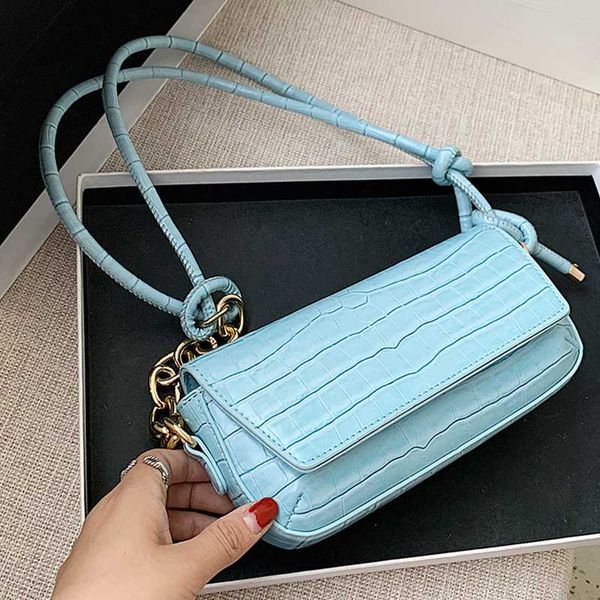 

alligator small armpit bag pu leather hand bags for women 2020 elegant travel chain single shoulder messenger bag