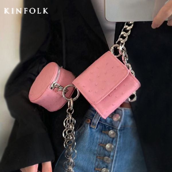 

new fashion mini thick chain women shoulder messenger bags multifunctional chest bag waist bags crossbody clutch purse