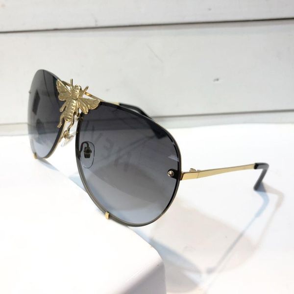 

luxury 2238 солнцезащитные очки для мужчин женщины конструктор популярные моды big summer style с пчелами лучшие качества uv защиты объектив, White;black
