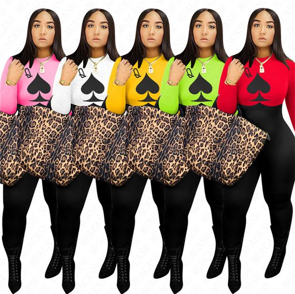 

2020 designs women pants jumpsuit long sleeve romper zipper bodysuit one piece tight catsuits boutique cloth playsuit party wear d72305, White