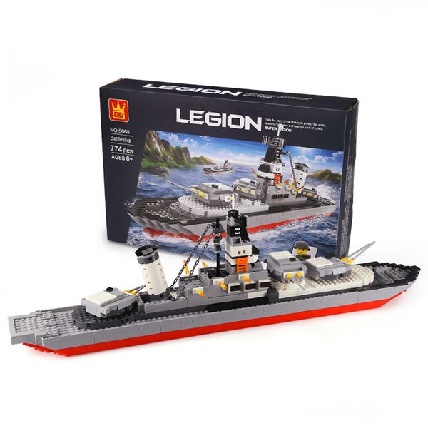 

774pcs корабль модель строительных блоков поделок комплект лодки сборка корабль кирпича для малыша мальчиков разведки игрушек 06