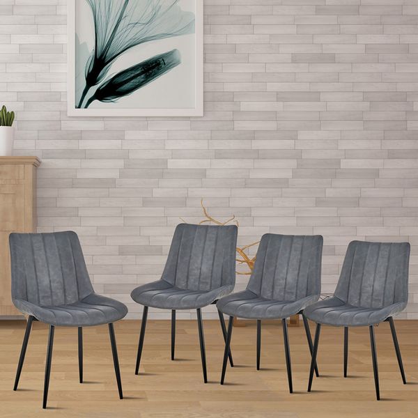 

dining chair sets living room chairs pu leather iron chair legs