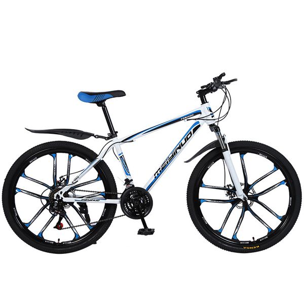 

urban city mountain bike 26-inch steel 21/24/27 speed bicycles dual disc brakes variable speed road bikes racing bicycle