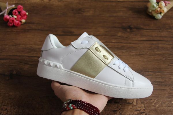 

wholesale men women luxury designer sneakers open shoes with 9 colors original box size 34-46 for sale ck25011241, Black