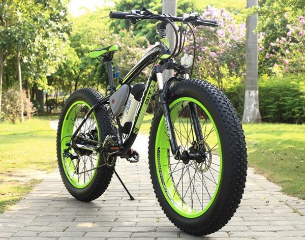 

mountain bike factory custom wholesale 350w 500w motor 26 inch 21 speed snow electric mountain bike aluminum alloy, Silver;blue
