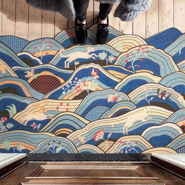 

straight japanese door household anti-slip door mat can trim large carpet carpet area doormat household pad