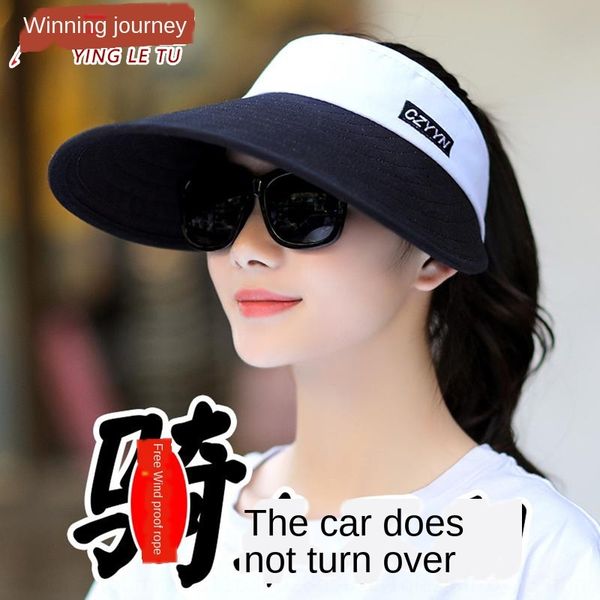 

empty children's summer korean fashion empty children's sun foldable beach hat all-match sunscreen fisherman sun hat, Blue;gray