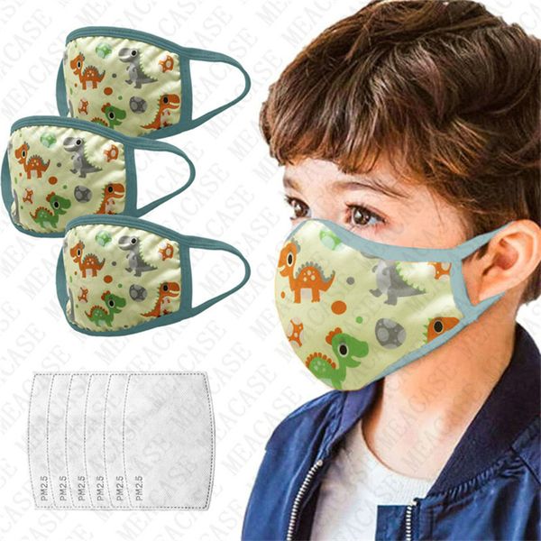 

kids boys girls face masks children cartoon printed masks protective face mask put filter pm2.5 haze anti dust mask mouth cover d72806, Blue