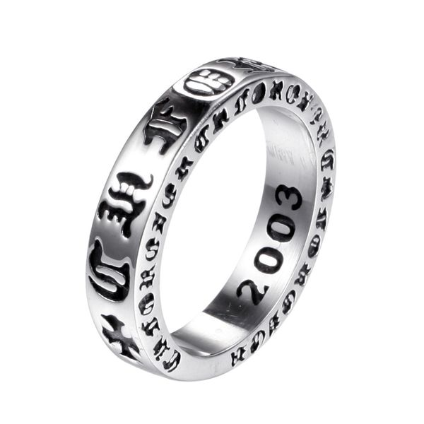 

925 sterling silver american europe finger rings jewelry 2020 hand-made designer crosses antique silver hip hop band ring for men